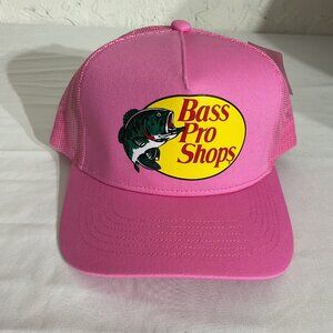 Bass Pro Shops Pink Mesh Trucker Hat With Logo